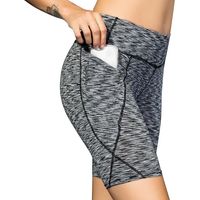 Short de yoga femme, short de sport à séchage rapide, leggings de yoga avec poche