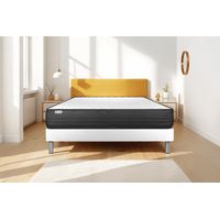 Ensemble matelas sommier VITALPOWER 160 x 200 - Couleur: Blanc