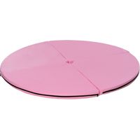 tapis de pole dance yoga tapis en plastique rond de 5 cm d’épaisseur pour les exercices de pole dance rose gymnastique