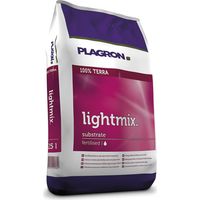Terreau Lightmix 25L – Substrat pré-fertilisée pour cultures florales – Mélange tourbe et perlite – Support de culture NF U 44-551 – Plagron