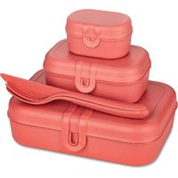 Lunchbox PASCAL READY, 3 Boxen und Besteck, KOZIOL