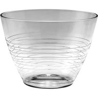 Brevetti WAF Glory Oval Bucket Secchiello 4,5 Lt Acrilico Smma Trasparente