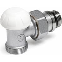 Detentor Eckform mit Adapteranschluss, verchromt selbstdichtend Giacomini R29TG 1/2" x (16 x 2)