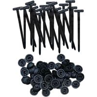 YWBL-WH 100pcs Cable Zip Ties Multi-Put Nylon Zip Ties Auto-Verrouillage du Câble en Nylon pour la Maison, Garden Trellis, Bureau