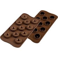 Silikomart Scg49 Choco Crown Süßigkeiten- & Schokoladenformen Silikon Braun