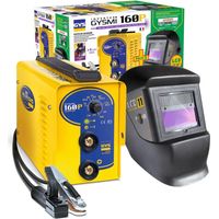 GYS – Poste à souder MMA 30435 – Inverter 230V 10-160A – Avec accessoires – Protection contre surtensions jusqu'à 400V