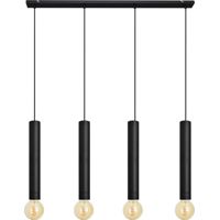 Helam TUBA Plafonnier Barre Droite Noir 100cm