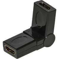 Adattatore connettore hdmi femmina femmina snodabile 180 tv lcd dvd