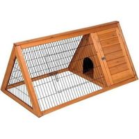 Maison en Bois pour les Lapins 100x50x41 cm, Clapier Bois pour Lapins enclos Animaux Clapier d'exterieur