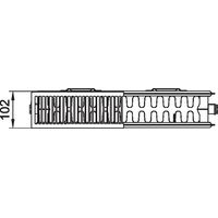 Kermi Therm-x2 Line Austauschheizkörper Typ 22 559x1605mm PLK220551601N1K