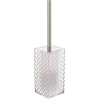 Élégant porte-balais de toilette blanc de la série Milano.
