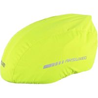 Couverture imperméable pour casque vélo avec bande réfléchissante, housse de pluie cyclisme, casque vélo route, vert fluo