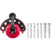 Diamantbohrer 4-12 mm mit Führung, 8er-Set