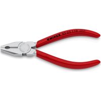 KNIPEX 03 03 110 Mini-Kombizange mit Kunststoff überzogen verchromt 110 mm