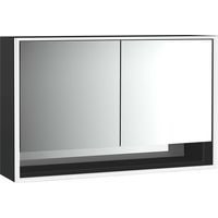 emco loft Lichtspiegelschrank mit Unterfach, 1300mm, 2 Türen,