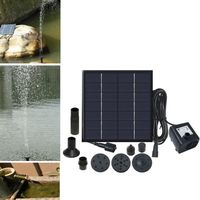 Solar pump pond pump solar fountain water feature ornamental fountain fountain garden