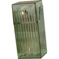 Boîte de rangement pour pinceaux de maquillage, organisateur de maquillage de luxe, léger, boîte de rangement de luxe pour maquillage, bureau, porte-crayons à sourcils, porte-poudre et blush, vert, ta