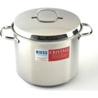 Riess Hoher Topf Cristall mit Deckel Ø20cm Edelstahl