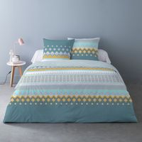 Housse de couette 240x220 ELKI + 2 taies 100% coton