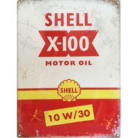Grande Plaque métallique Shell