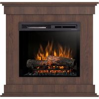 LENOX - Caminetto elettrico a libera installazione a LED - Rovere - 23" - 93 x 90 x 29
