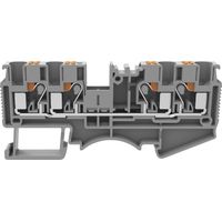 Degson DS4-QU-01P-11-00A(H) Durchgangsklemme Push-In-Klemme Grau 1 St.