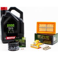 Kit Révision Filtres Bougies pour BMW R 1200 R de 2011 à 2014 - MOTUL 5100 15W50 4L