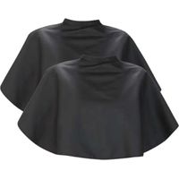Large Makeup Cape, Hair Coloring Dye Cape Waterproof Beauty Salon Short Smock for Clients, Reusable Styling Hairdressing Shampoo Capes With Adjustable Snap Closure. Haircut Apron