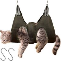 Hamac de toilettage pour chien, harnais pour couper les griffes des animaux de compagnie avec sangle large, harnais de suspension pour chien pour couper les ongles, kit d'aide au toilettage pour