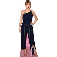 Figurine en carton Taylor Swift - Combinaison noir - Chanteuse Américaine - Haut 183 cm