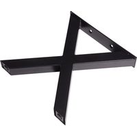 Dieda Bankgestell X-Form schwarz Maße (L x B x H) 420 x 400 x 70 mm Tischbeine