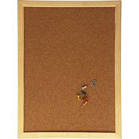 Lavagna in sughero Q-Connect 40x30 cm con cornice in legno