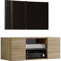 Legno TV Parete Lowboard Fernseh Jusa 115 40x115x36 - VCM