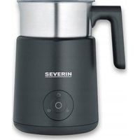 Severin SM 3579 Mousseur et réchauffeur de lait Électrique portatif Noir, Acier brossé, Argent