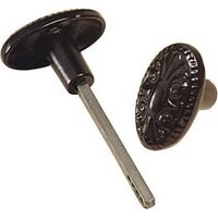 Bouton double orné - ROLLINGER Noir