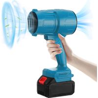 Petit souffleur sans fil, souffleur à batterie de 38 000 tr/min, souffleur électrique portable, idéal pour le nettoyage domestique, le balayage des feuilles mortes, la voiture, le jardin et le dépouss