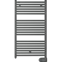 Elektrischer Handtuchwärmer – Anthrazitgrauer Tweed – 500 W – 96,8 x 50 cm – Flüssigkeitsgefüllt ACOVA