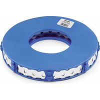 Index – Bande perforée courbée en acier inoxydable A2 10M – Résistante et flexible pour applications industrielles – Diamètre de serrage 17mm