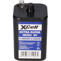 48x XCell 4R25 6V-Block Batterie SET - 6 Volt 9500 mAH