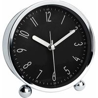 Réveil sans tic-tac, horloge de chevet silencieuse de 4'' pour dormeurs lourds Horloge analogique à piles avec design moderne Horloge de table à grand écran pour salon Salle d'étude Bureau