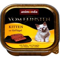 Animonda Cat Vom Feinsten Kitten Aliment humide pour chatons - Barquette de 100 g - Volaille 100 g