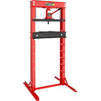 Wiltec Presse hydraulique Presse atelier Presse cadre – 1340 x 500 x 600 mm – Force de pressage 12 t – Vérin Piston – Atelier réparations alignements