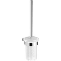 Swiss Aqua Technologies Simply R Wand-WC-Bürste mit Glashalter, Chrom (SATDSIMR37)
