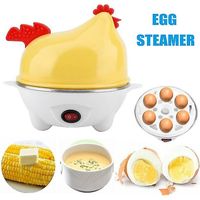 CREA Mini Electric Egg Cooker 6 Eggs Automatic Steamer Boiler Kitchen Tools