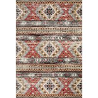 Andiamo In- und Outdoorteppich Bonnie multicolor grau-rot, 120 x 170 cm Teppich