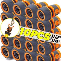 (A,4PCS) Raccord rapide pour tuyau d'arrosage, rallonge de robinet, joint de raccordement, connecteurs pour tuyau d'arrosage