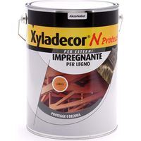 Xyladecor N PROTECT Fondo Impregnante per Legno Esterno a base solvente, Protettivo e Decorativo, Pronto Uso, LARICE 5L, 5 L