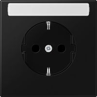 Jung Presa SCHUKO®, 16 A 250 V , con campo di scrittura, Duroplast verniciato, Serie LS, nero grafite opaco LS 1520 NA SWM