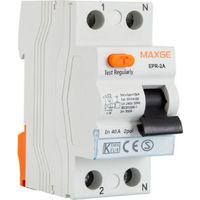 Interruptor Diferencial Residencial Superinmunizado 2P 30mA 40A 6kA Clase A MAXGE 40 A