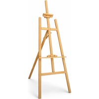 Oypla 5ft 1500mm Pine Wooden Tripod Studio Canvas Easel Art Stand